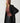Blazer con tasca in pelle sintetica