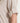 Blusa con scollo a V e manica risvoltabile in Voile Stretch - Champignon RAGNO PE26