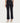 Pantalone flare alla caviglia in Satin Power - Nero