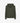 Felpa in misto cotone con cappuccio e zip militare scuro SUN68 A/I 2025-2026