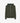 Felpa in misto cotone con cappuccio e zip militare scuro SUN68 A/I 2025-2026