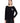 LIU JO SPORT T-Shirt Nera in Jersey di Cotone A/I 2025-2026