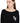 LIU JO SPORT T-Shirt Nera in Jersey di Cotone A/I 2025-2026